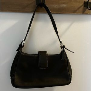 Authentic Coach Black Leather Purse